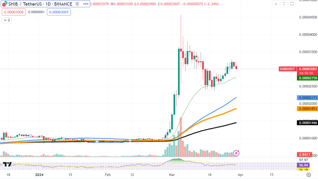 تحلیل قیمت شیبا اینو