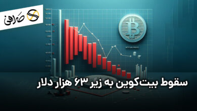 سقوط بیت‌کوین به زیر ۶۳ هزار دلار
