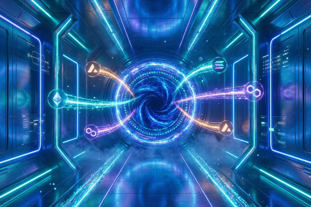 تصویر مفهومی پروتکل LayerZero و ایردراپ ZRO