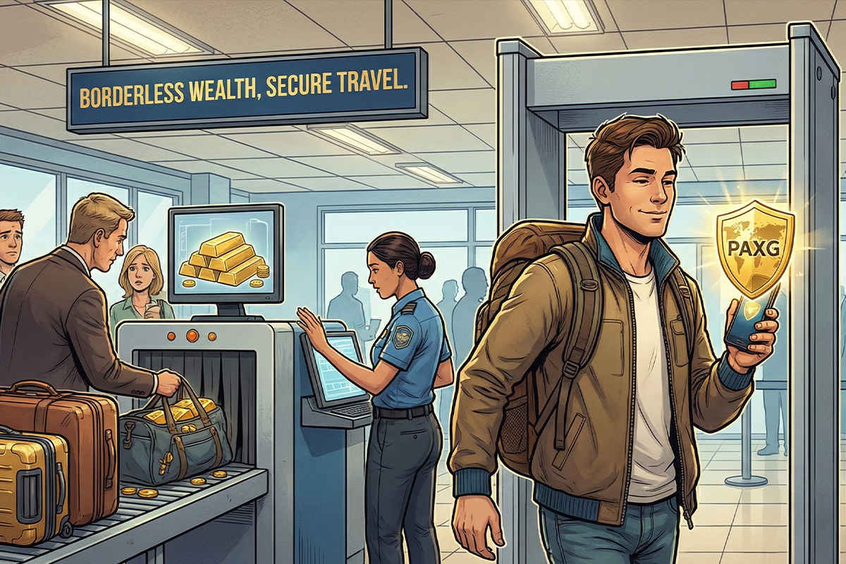 طلای آب شده یا PAXG; سهولت جابجایی طلای دیجیتال در سفر خارجی نسبت به طلای فیزیکی