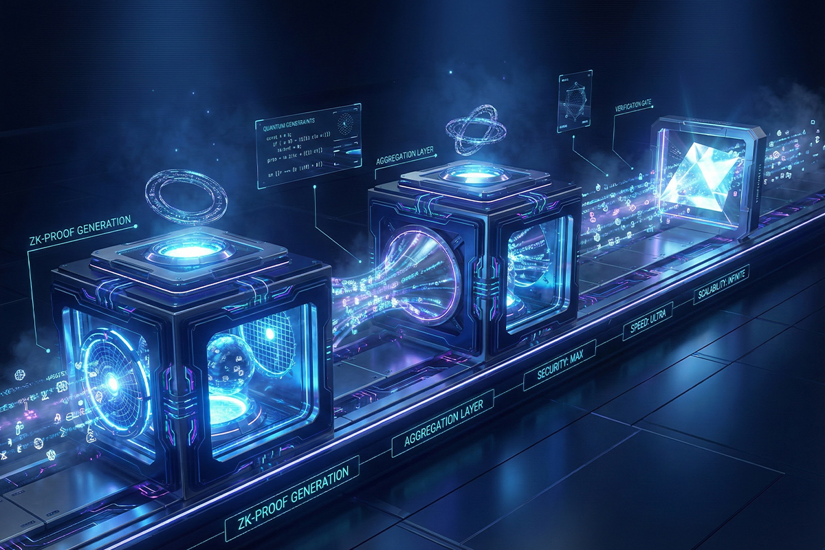 تصویر مفهومی از رول‌آپ zkSync و ایردراپ احتمالی